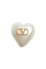 Valentino Garavani VLogo Signature Earrings Gold Pearl