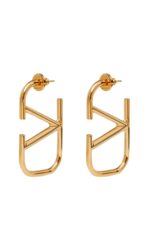 Valentino Garavani VLogo Earrings Gold