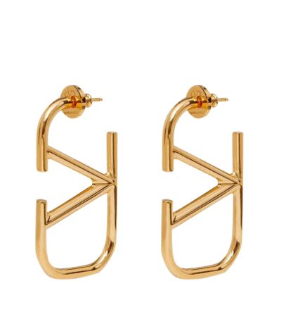 Valentino Garavani VLogo Earrings Gold