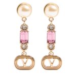 Valentino Garavani Ovalette Earrings Gold Pearl Swarovski® Crystals