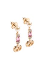 Valentino Garavani Ovalette Earrings Gold Pearl Swarovski® Crystals