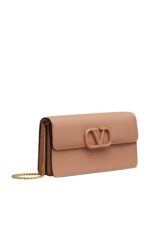 Valentino Garavani VLogo Signature Chain Wallet in Calfskin