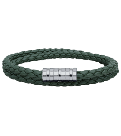 Chopard Ice Cube Khaki Leather Unisex Bracelet 95016-0395-1