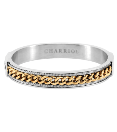 Charriol Celtic Chainette Bangle Stainless Steel Women Bracelet