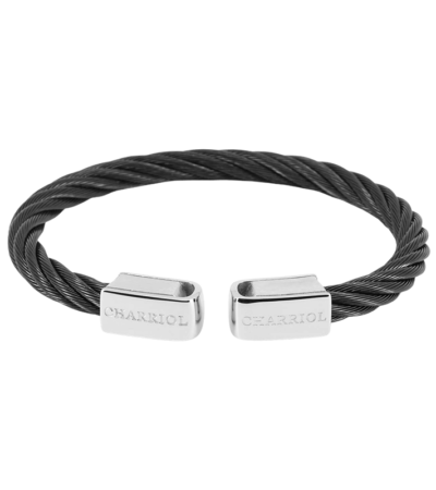 Charriol Motif Bangle Stainless Steel Men’s Bracelet