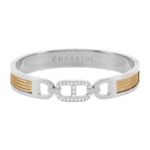 Charriol Buzio Bangle Stainless Steel 23 CZ Stones