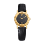 Bvlgari Bvlgari 18K Yellow Gold Watch with Black Alligator Strap