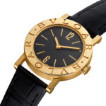 Bvlgari Bvlgari 18K Yellow Gold Watch with Black Alligator Strap