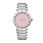 Bvlgari Bvlgari Limited Edition Pink Watch with Stainless Steel Bracelet
