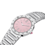 Bvlgari Bvlgari Limited Edition Pink Watch with Stainless Steel Bracelet