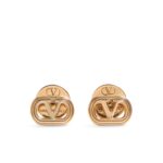 Valentino Garavani Ovalette Metal Earrings Women Gold