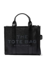 Marc Jacobs Medium Leather Tote Bag in Black