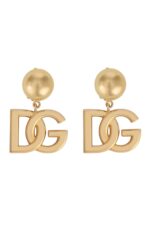 Dolce & Gabbana DG Logo Clip-On Earrings Gold