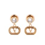Valentino Garavani Ovalette Earrings Gold