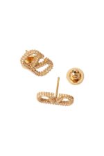 Valentino Garavani VLogo Earrings Women Gold