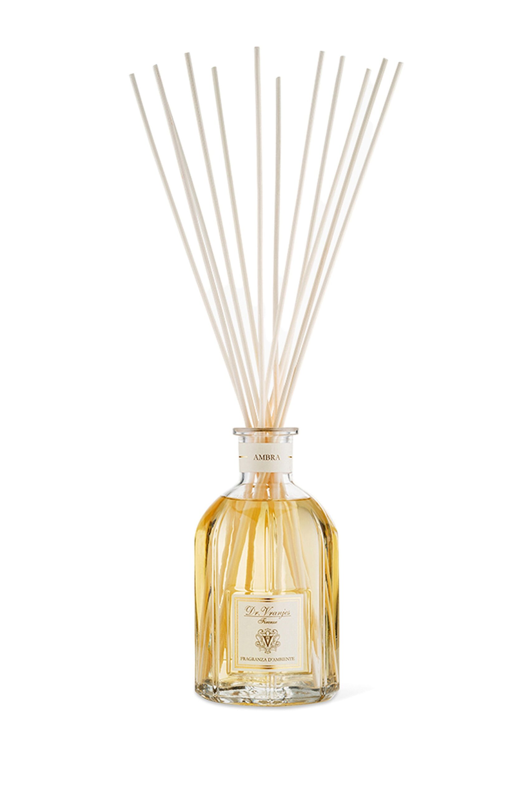 Dr-Vranjes-Ambra-Diffuser-250ml-Glass-Bottle Dr. Vranjes Ambra home fragrance diffuser 250ml with bamboo reeds