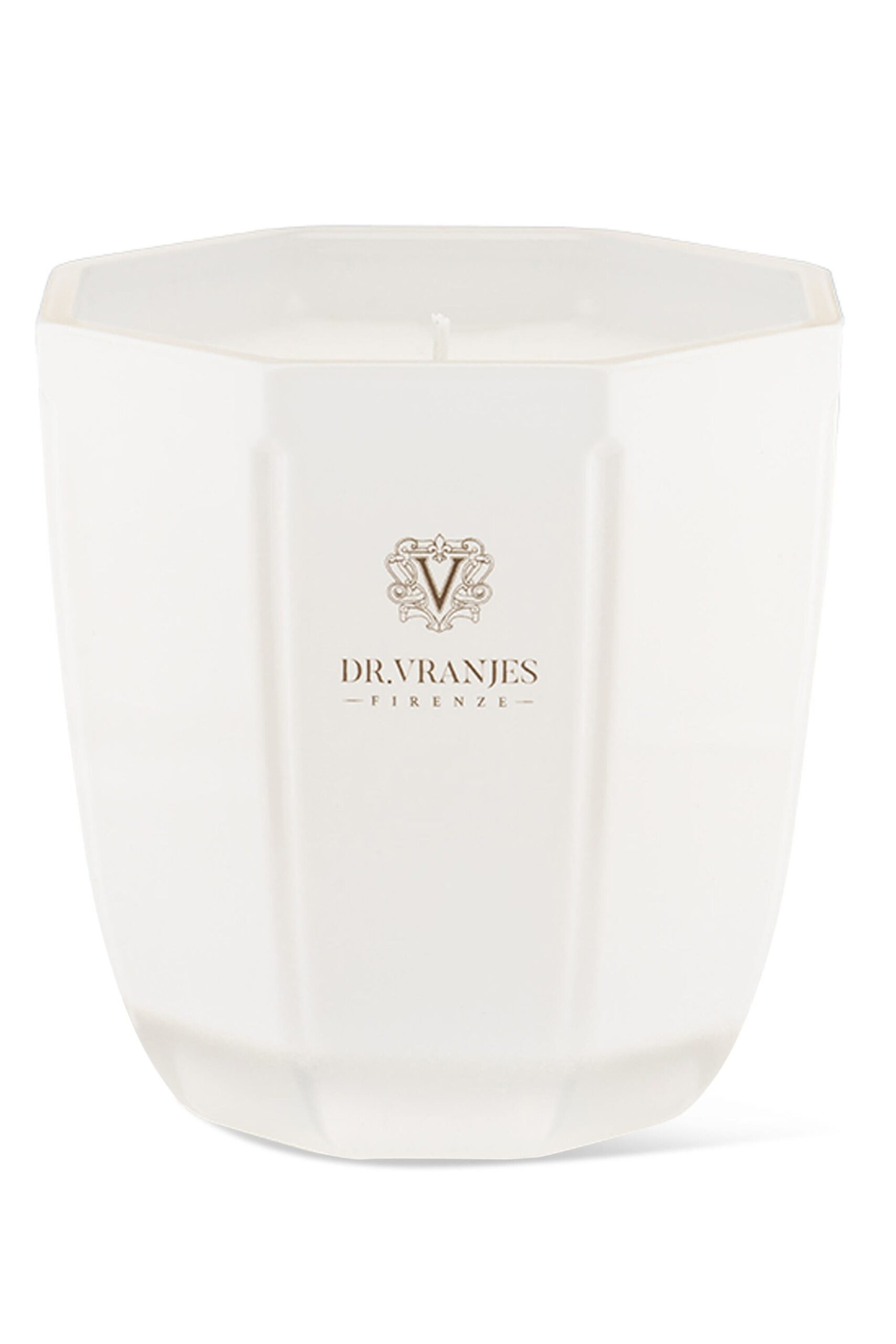 Dr-Vranjes-Ginger-Lime-Decorative-Candle-Pearl-Glass Dr. Vranjes Ginger Lime scented candle in an iridescent pearl handblown glass vessel