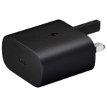 Samsung 25W PD Wall Adapter with USB-C to USB-C Cable in Black
