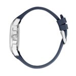 Maserati Successo Men's chronograph watch with blue silicone strap and 42mm case.