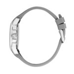 Maserati Successo Men's grey watch with silicone strap and 42mm stainless steel case.