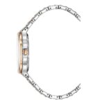 Aigner Fermo men's watch in silver and rose gold two-tone with a blue dial.