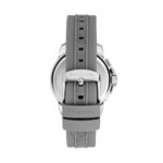 Maserati Successo Men's grey watch with silicone strap and 42mm stainless steel case.