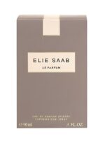 Clear jewel-cut glass bottle of Elie Saab Le Parfum Eau de Parfum 90ml.
