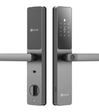 Smart Door Locks, EZVIZ Smart Home, Fingerprint Locks, Wi-Fi Door Lock, Home Security Systems, DL05 Metallic Grey