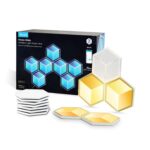 Govee Glide Hexagon Light Panels Ultra RGBIC smart wall lighting setup