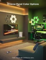 Govee Glide Hexagon Light Panels Ultra RGBIC smart wall lighting setup