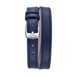Chopard Happy Sport 25mm Watch with Dancing Diamonds and Blue Leather Strap