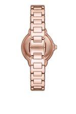 Emporio Armani Mia 32mm stainless steel watch with white minimalist dial.