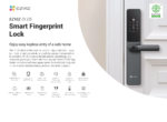 Smart Door Locks, EZVIZ Smart Home, Fingerprint Locks, Wi-Fi Door Lock, Home Security Systems, DL05 Metallic Grey