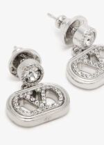 Valentino Garavani Ovalette earrings with Swarovski crystals and VLogo signature