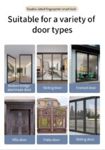 Smart Lock DQ002 with two-way security handle and illuminated keypad