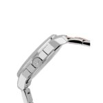 Maserati Successo Men's Chronograph watch in silver stainless steel with multi-color strap.