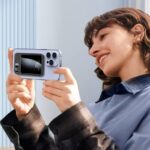 Powerey 10000mAh MagSafe power bank with LCD screen and built-in cables