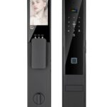 ES452D smart door lock with 3D face recognition and palm print scanner