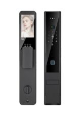 ES452D smart door lock with 3D face recognition and palm print scanner