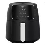 Beko 4.7L Digital Air Fryer with stainless steel accents