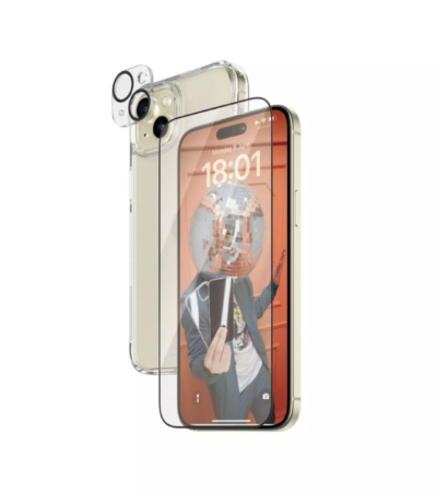 Panzer-Glass Ultra-Wide Fit Privacy Protection Pack for iPhone 15 Plus B11742811