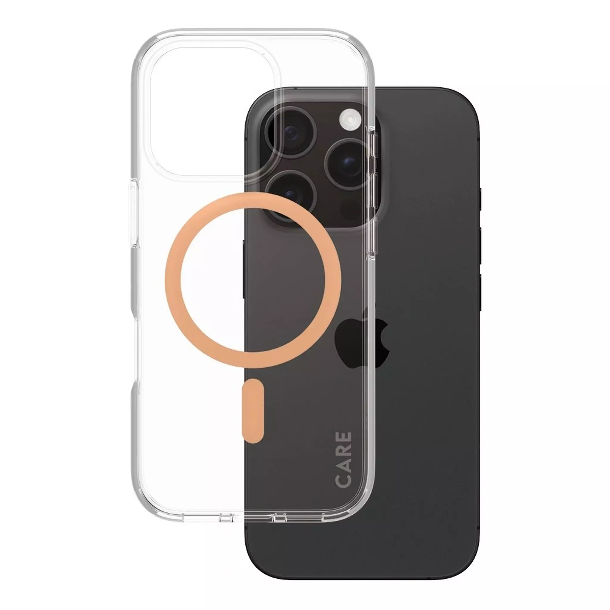 panzer-care-peachy-magsafe-iphone-16-pro-1374 Clear Panzer-Care Peachy MagSafe Case for iPhone 16 Pro 6.3-inch