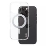 Panzer Care Mag-Safe Case with Silver Kickstand for iPhone 16 Pro 1326