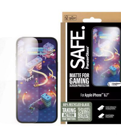 PanzerGlass Safe by PG Gaming Screen Protector for iPhone 16 Plus 6.7-inch