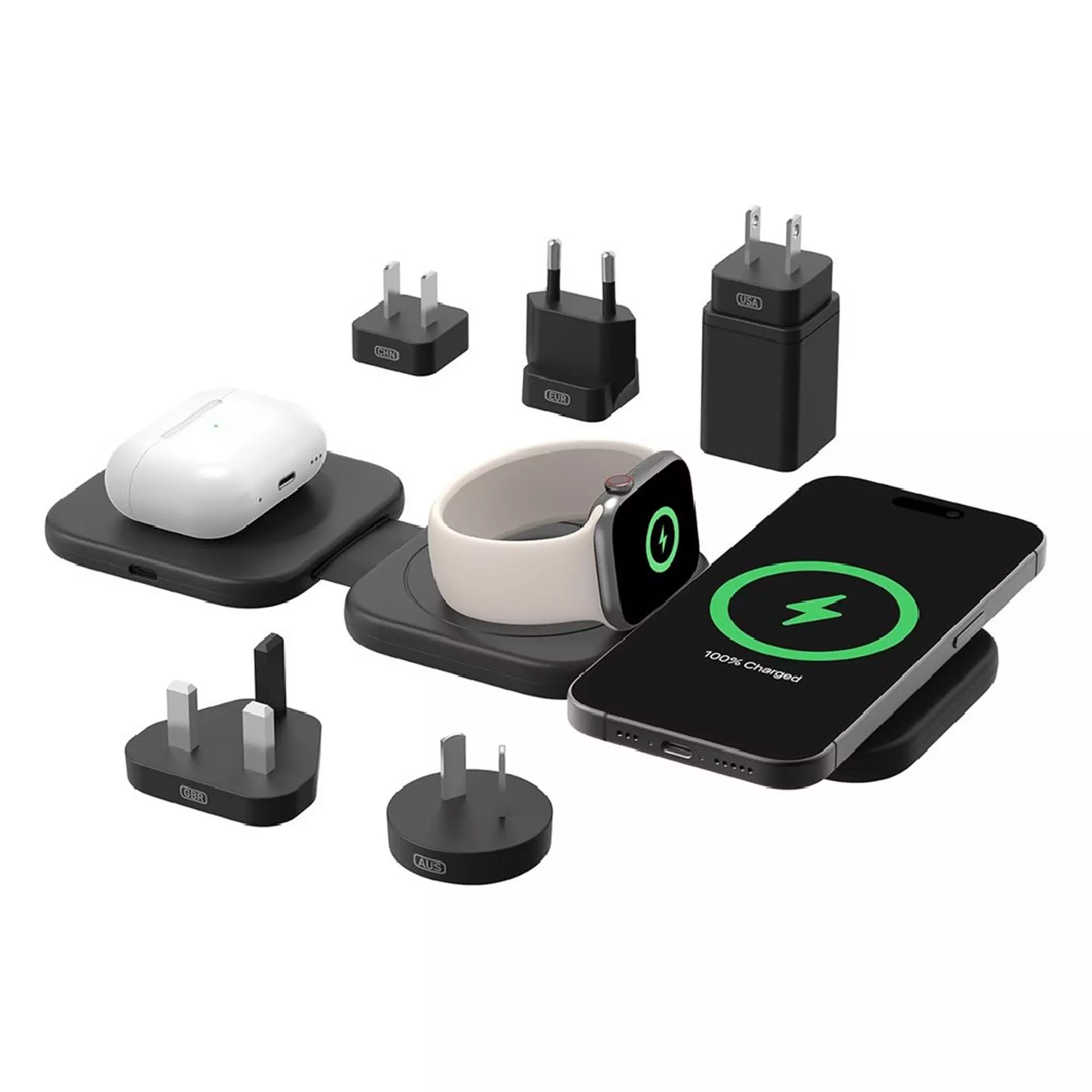 belkin-wiz024hqbk-3-in-1-boostcharge-pro-black Belkin 3-in-1 BoostCharge Pro Foldable Qi2 Wireless Charger in Black