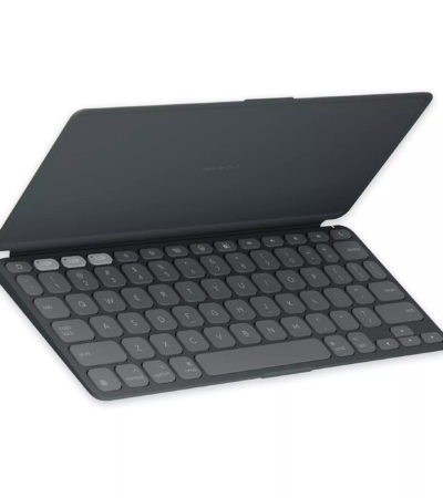 Logitech Keys-To-Go 2 ultra-portable graphite keyboard with protective cover and multi-device pairing