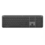 Logitech Signature Slim K950 full-size wireless keyboard in black with Logi Bolt receiver