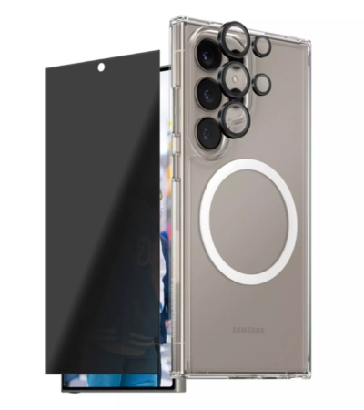 Panzer 3-in-1 Privacy Protection Pack for Samsung Galaxy S25 Ultra 6.9-inch