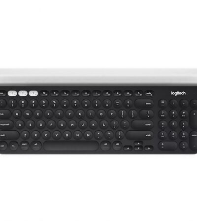 Logitech K780 wireless keyboard with Arabic characters and integrated tablet cradle