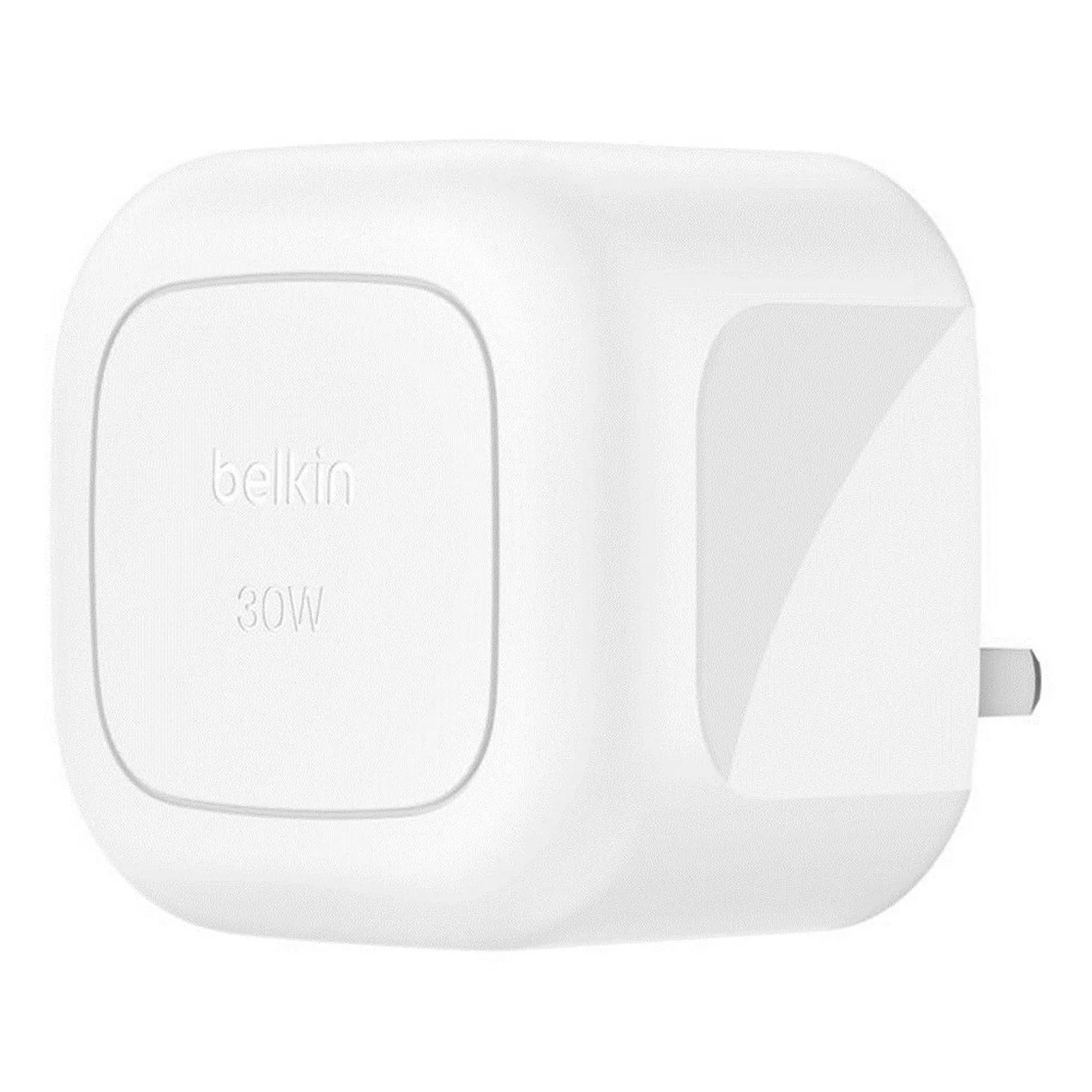 belkin-30w-usb-c-foldable-charger-white Belkin 30W USB-C White Wall Charger with Foldable Prongs